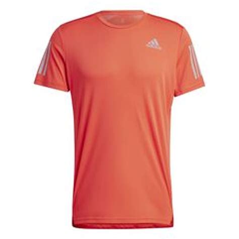 Rote Laufshirts für Herren von adidas 